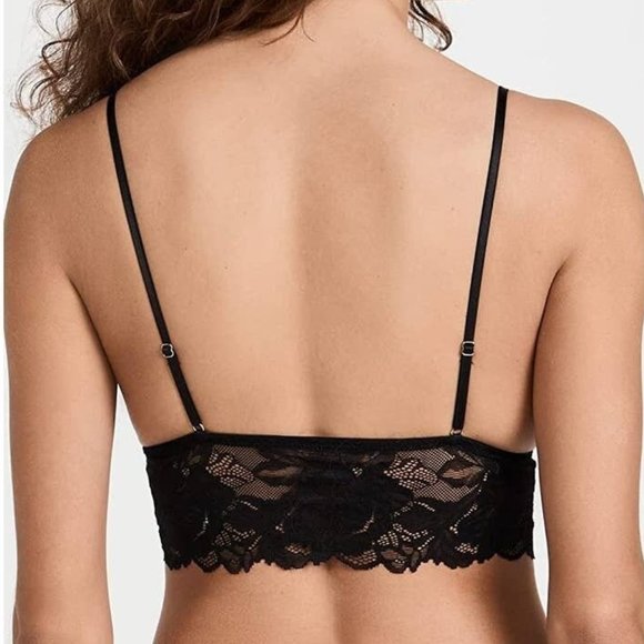Free People Everyday Lace Longline 2 pack in Black Combo - Picture 3 of 10